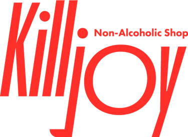 Logo for Killjoy non-alcoholic shop. The word 